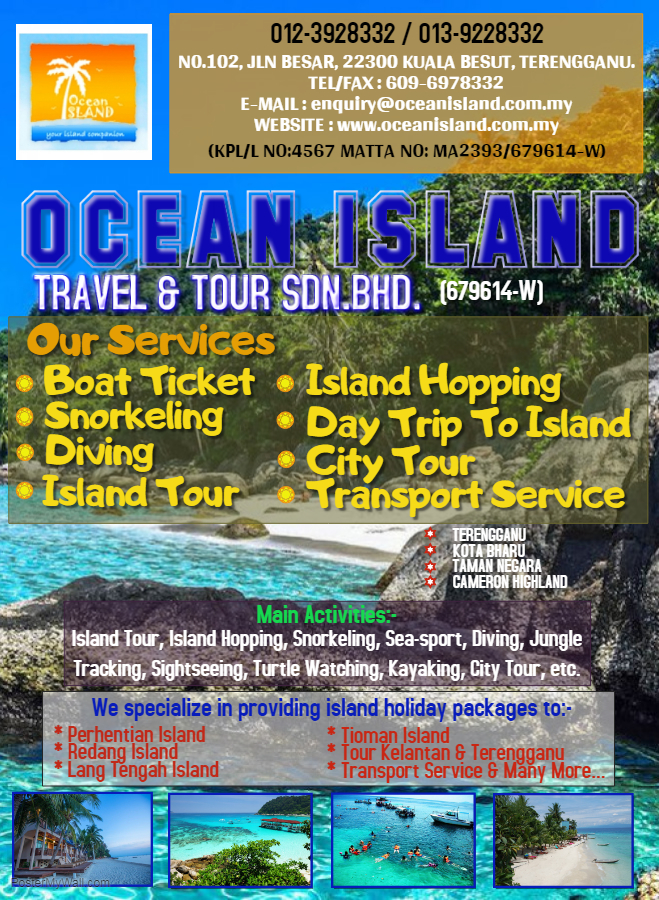 Ocean Island Services Poster Vertical
